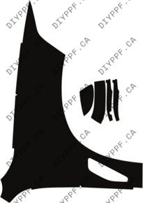 Fenders/Mirrors Full, Right 2019-2023 BMW X5 23-19 4D SUV PPF