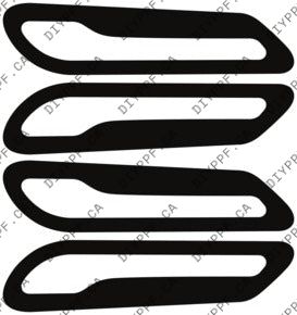 Door Handles 2017-2023 Tesla Model 3 23-17 4D Sdn PPF