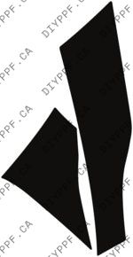 Fender, Left 2017-2023 Tesla Model 3 23-17 4D Sdn PPF