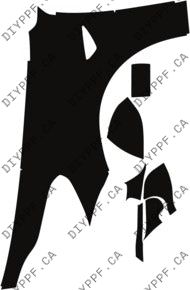 Fenders/Mirrors Full, Left 2017-2023 Tesla Model 3 23-17 4D Sdn PPF