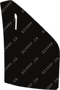 Door, Full Rear Left 2017-2023 Tesla Model 3 23-17 4D Sdn PPF