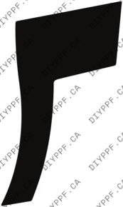 Wheel, Rear Splash Right 2017-2023 Tesla Model 3 23-17 4D Sdn PPF