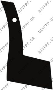 Wheel, Rear Splash, Left, Sensors 2017-2023 Tesla Model 3 23-17 4D Sdn PPF