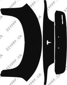 Deck/Trunk Lid, Full 2017-2023 Tesla Model 3 23-17 4D Sdn PPF