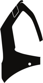 Bumper, Right w/ 1 sensor 2020-2024 Audi RS Q8 24-20 4D SUV PPF