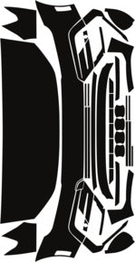 Alpha with sensors 2019-2021 Volkswagen Tiguan SEL R-Line 21-19 4D SUV PPF