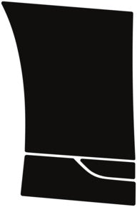 Wheel, Front Splash Left 2019-2020 Audi RS 5 w/ washers 20-19 4D HB PPF