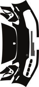 Alpha 2017-2020 Porsche Panamera GTS w/ washers 20-17 4D Sdn PPF