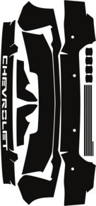 Alpha with sensors 2020-2023 Chevrolet Silverado HD 2500/3500 High Country 23-20 Crew P/U PPF