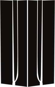 Door Panels Front, L&R 2020-2024 Lincoln Aviator Grand Touring/Black Label 24-20 4D SUV PPF