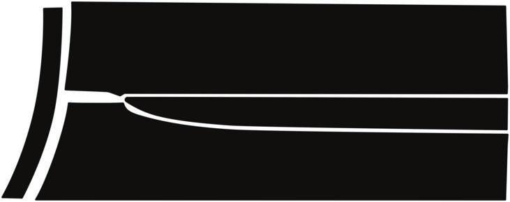 Door, Rear Panel Left 2020-2024 Lincoln Aviator Grand Touring/Black Label 24-20 4D SUV PPF