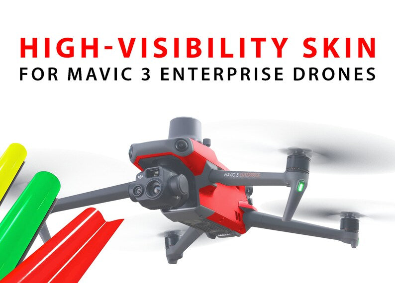 DJI Mavic 3 Enterprise high-visibility drone skin decal wrap