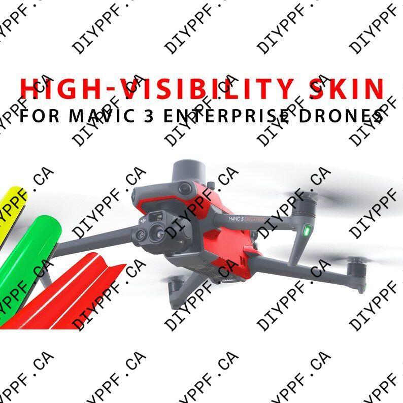 DJI Mavic 3 Enterprise high-visibility drone skin decal wrap
