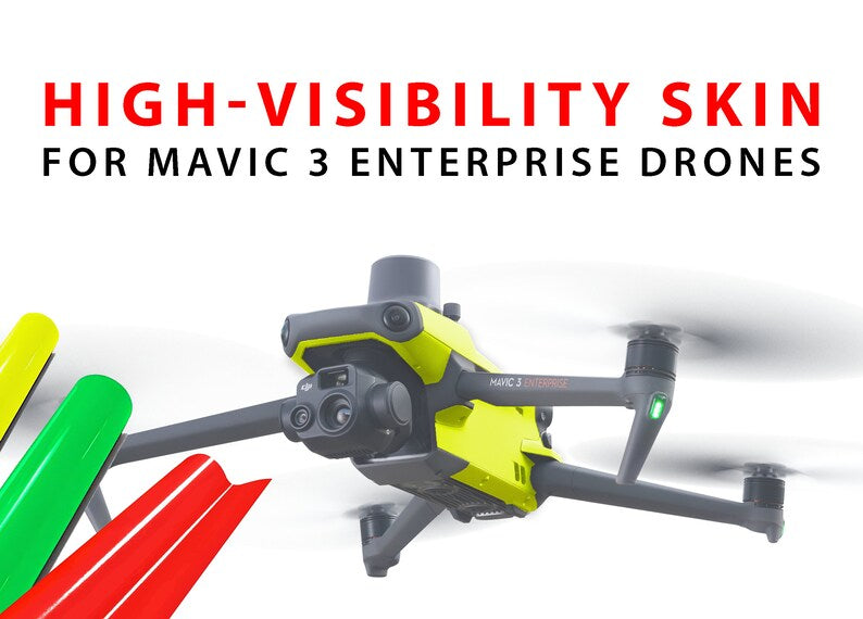 DJI Mavic 3 Enterprise high-visibility drone skin decal wrap