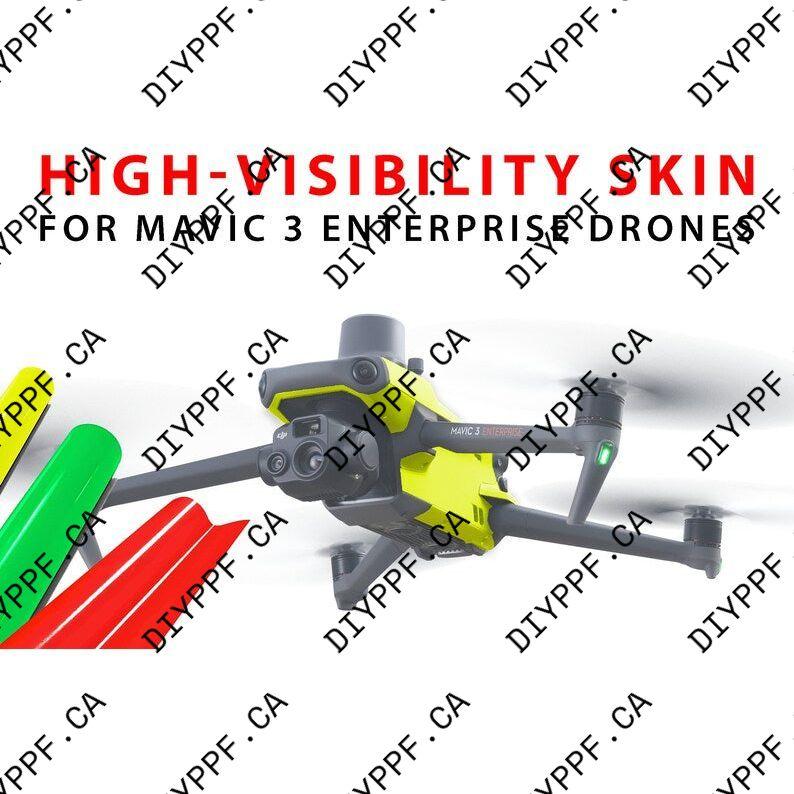 DJI Mavic 3 Enterprise high-visibility drone skin decal wrap