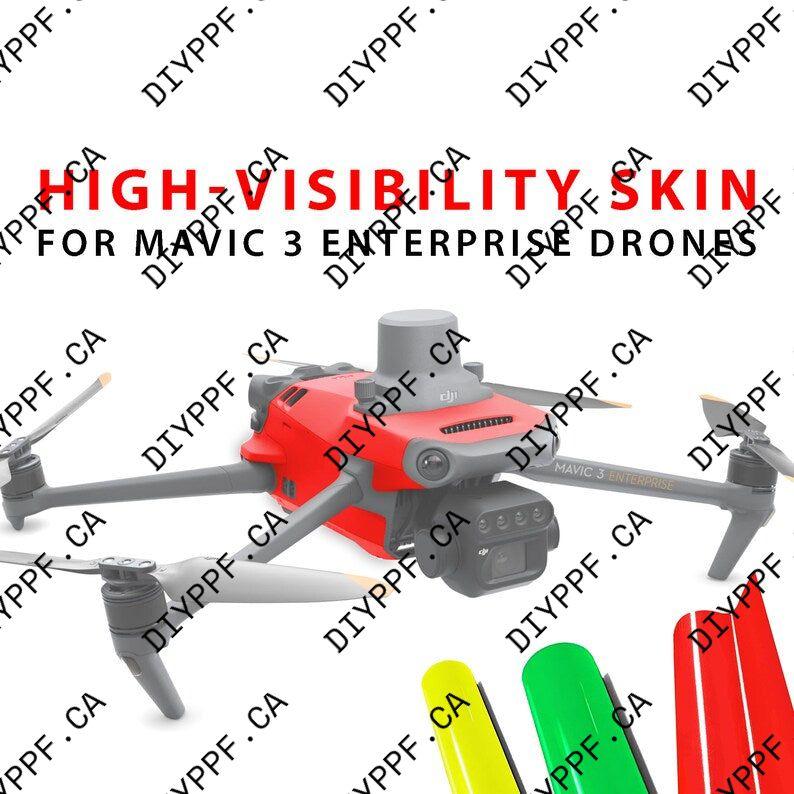 DJI Mavic 3 Enterprise high-visibility drone skin decal wrap