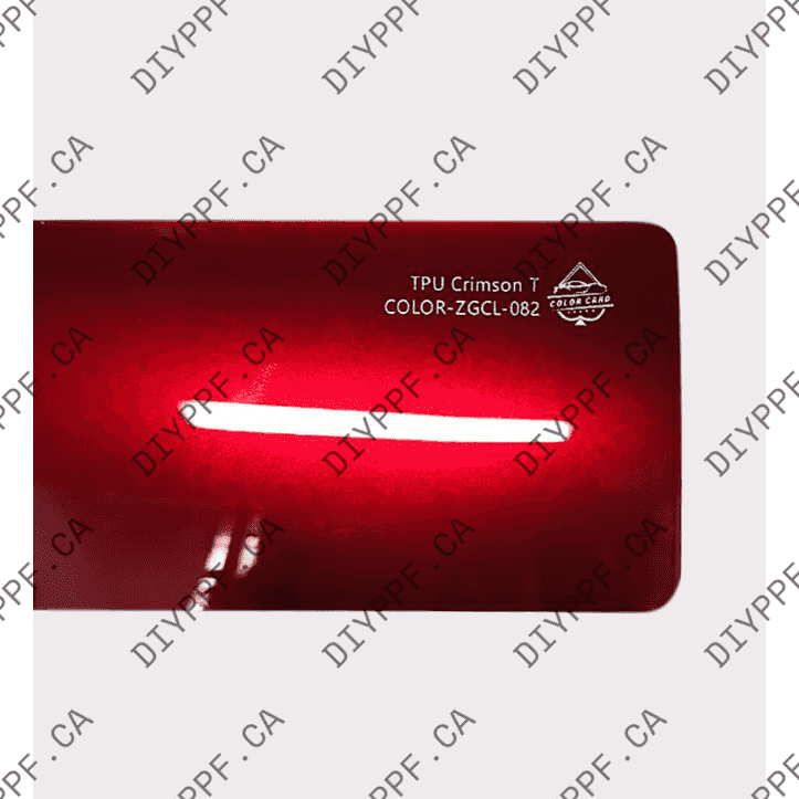 Crimson Colored PPF roll