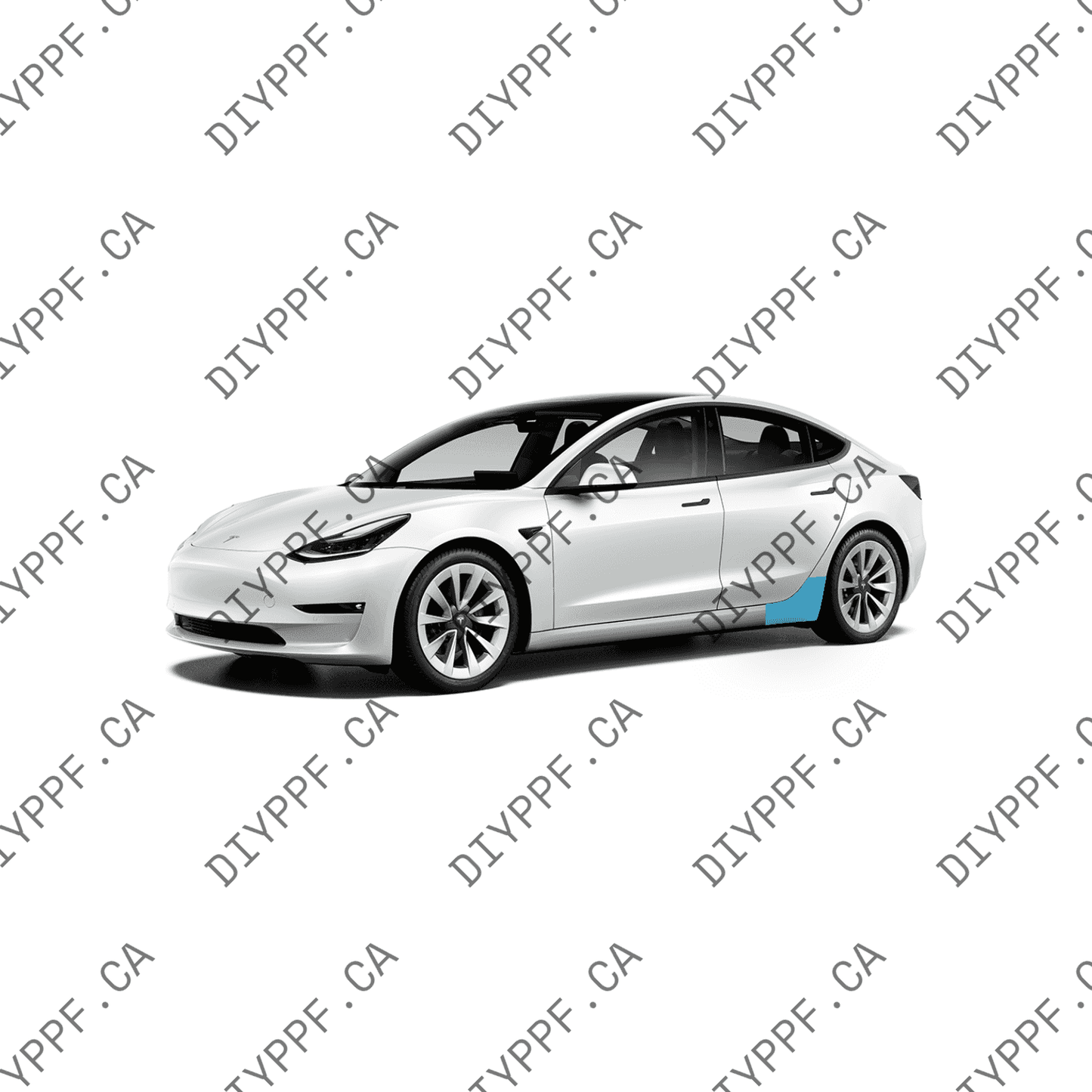 Tesla Model 3 Corner Rocker Panel PPF Kit DIY PPF